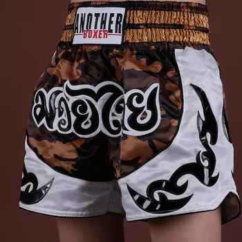 Женские Мужские Боксерские штаны для тренировок по борьбе, Свободные Шорты Муай Тай для взрослых, Детское боксерское снаряжение, брюки для тренировок по ММА с вентиляцией