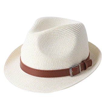 Солнцезащитные Шляпы для Женщин И Мужчин, Регулируемая Летняя Панама, Джазовая Широкополая Шляпа UV UPF 50, Складная Упаковываемая Соломенная Пляжная Шляпа