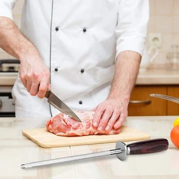 XITUO Стержень для заточки ножей Стальная Профессиональная Кухонная Точилка Хонинговальные стержни стержень для заточки ножей Быстро заточенные инструменты для ножей
