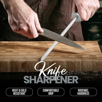 XITUO Стержень для заточки ножей Стальная Профессиональная Кухонная Точилка Хонинговальные стержни стержень для заточки ножей Быстро заточенные инструменты для ножей