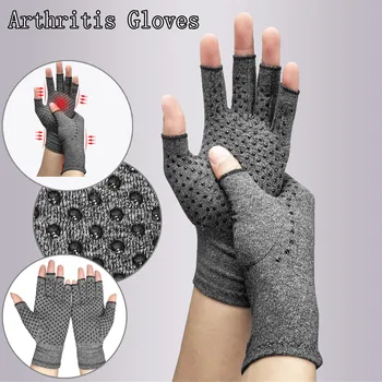 Компрессионные перчатки при артрите, поддержка запястья, Хлопчатобумажный бандаж для снятия боли в суставах, Женский мужской терапевтический браслет, Компрессионные перчатки