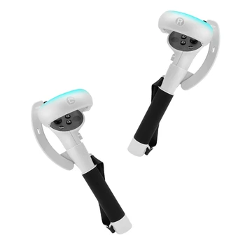 Удлинительные ручки Beat Saber Long Stick VR Handle, совместимые с ручками Quest 2 AQ2, впитывающие пот Удлинительные ручки