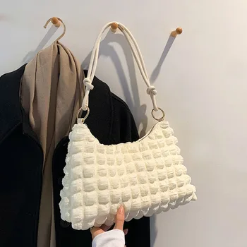 Новая сумка большой емкости, женская модная нишевая сумка на одно плечо, осенне-зимняя качественная сумка-тоут для пригородных поездок