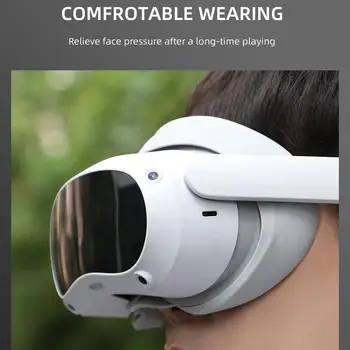 Чехол для маски от пота, сменный силиконовый чехол для глаз, совместимый с аксессуарами для очков виртуальной реальности Pico 4