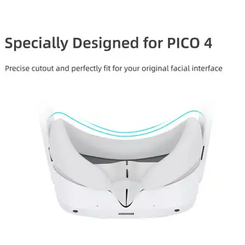 Чехол для маски от пота, сменный силиконовый чехол для глаз, совместимый с аксессуарами для очков виртуальной реальности Pico 4