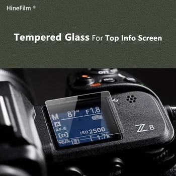 Стеклянная пленка для камеры Z8, закаленное стекло твердостью 9H, Ультратонкий ЖК-экран + Защитное стекло для информационного экрана для камеры Nikon Z 8