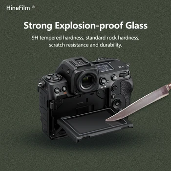 Стеклянная пленка для камеры Z8, закаленное стекло твердостью 9H, Ультратонкий ЖК-экран + Защитное стекло для информационного экрана для камеры Nikon Z 8