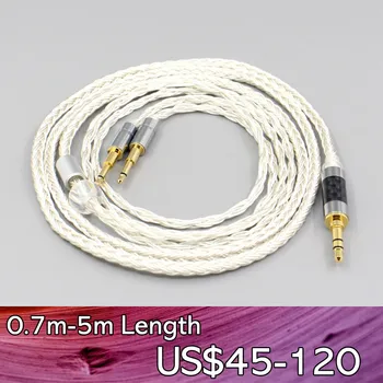 LN007050 16-жильный OCC посеребренный кабель для наушников для Nighthawk Monoprice M650 Monolith M1060 M1060C M565