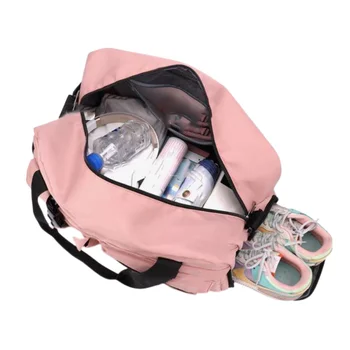 Женская сумка Многофункциональные дорожные сумки Повседневные спортивные сумки для женщин 2023 Большой емкости Нейлоновая сумка через плечо для багажа
