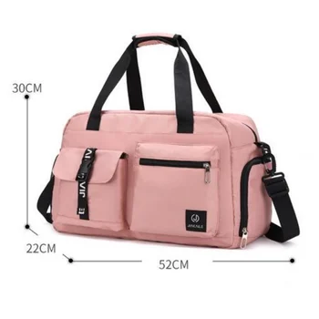 Женская сумка Многофункциональные дорожные сумки Повседневные спортивные сумки для женщин 2023 Большой емкости Нейлоновая сумка через плечо для багажа