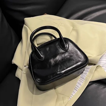 GENGWO, Модная простая сумка в виде ракушки, Женская сумка-тоут из натуральной кожи, женская Бостонская сумка через плечо, Маленькая приятная